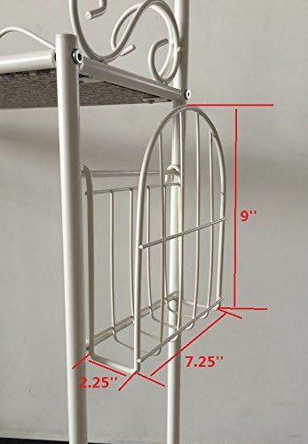 Kings Brand Furniture - Etagere Freestanding Bathroom Shelf Storage Organizer Rack