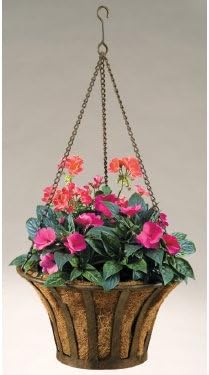 Solera 15 in. Metal Basket with Coco Liner