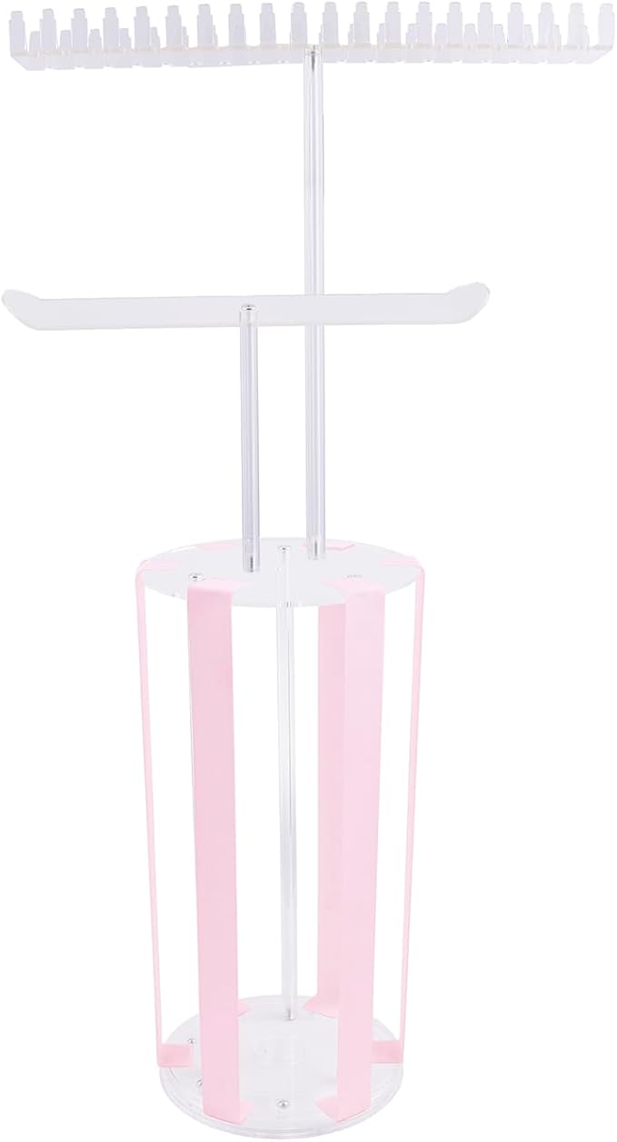 Bow Holder Bow Organizer for Girls,Baby Hair Clips Storage Stand, Rotatable Hair Accessory Organizer Rack for Baby Newborn Infant Toddler Kids (snzp-22-1)