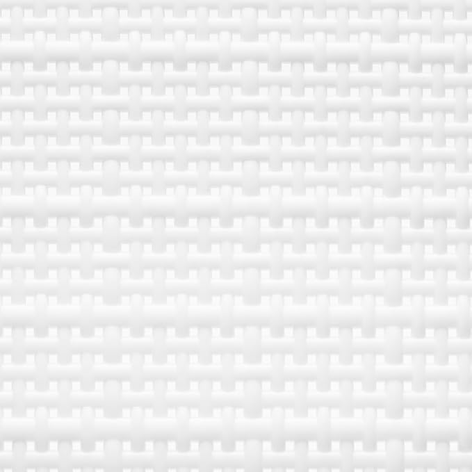 Whitmor Large Resin Tote Link Stitch, White, 2 Pcs/Set, Total 3 Sets,6 Pcs