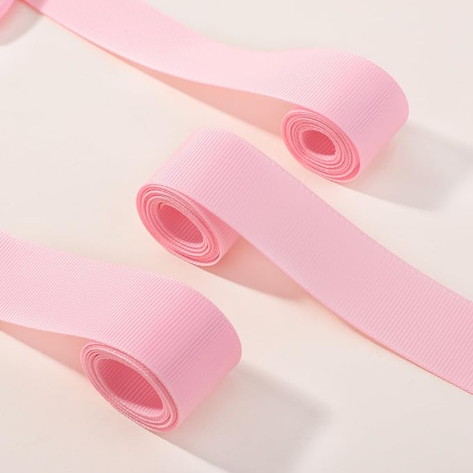YLEN YHXX 8 PCS Pink Bow Holder for Girls Hair Bows Baby Bow Organizer Baby Hair Accessories Organizer Storage Wall Hanging Home Decor for Girls Room