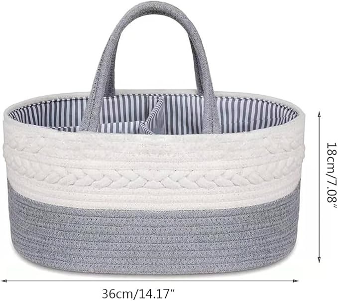 Baby Diaper Portable Nursery Storage Basket Mummy Carriage Bag