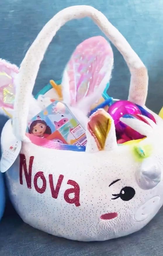 DIBSIES Plush Easter Basket