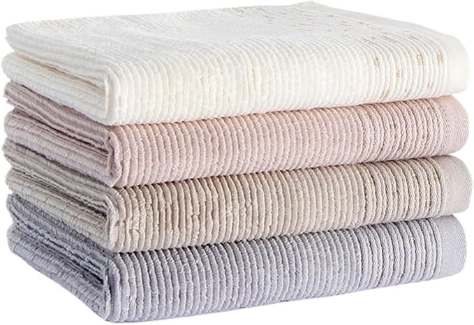 3 Pack Cotton Bath Towels 100g Absorbent & Soft Face Hand Towels for Adults(Brown)