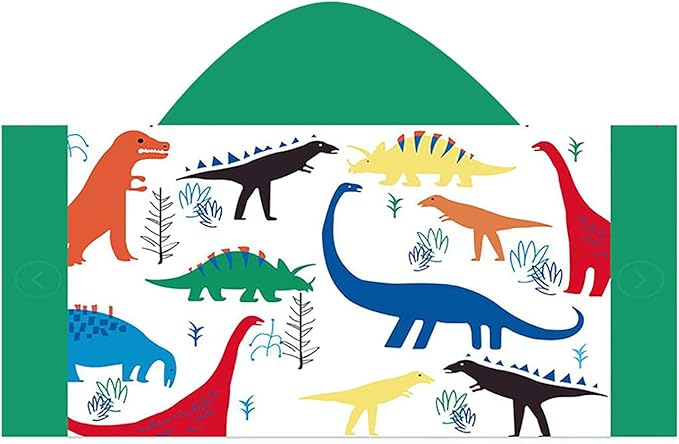 Hooded Beach Towel, Microfiber Hooded Beach Towel For Kids Toddler Infant Boy Girl, Beach Towel with Hood For Bath Pool Swim Summer Beach Essentials Cartoon Shower Gifts (24x50 Inch, Dinosaur Green)