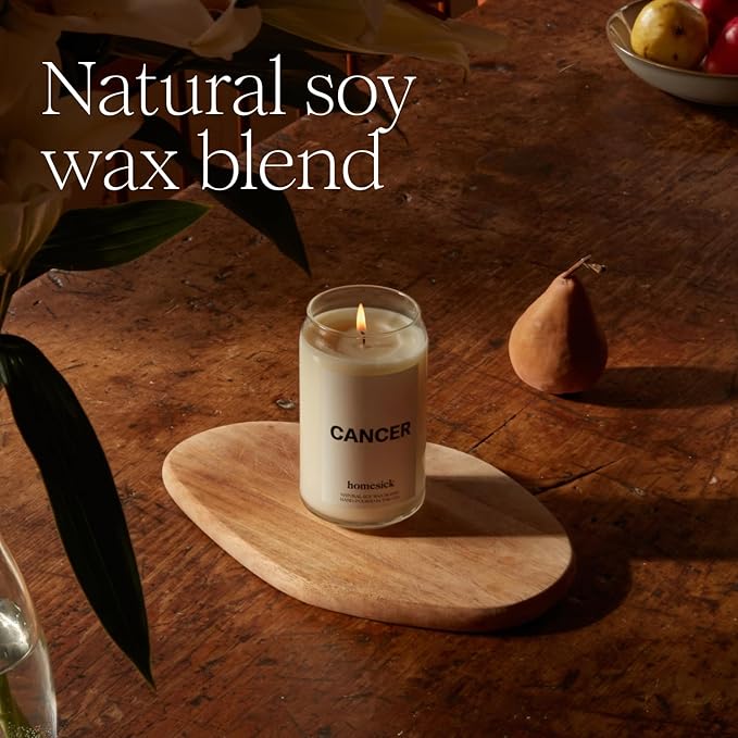 Homesick Premium Scented Candle, Indiana - Scents of Honeysuckle, Rosewater, Musk, 13.75 oz, 60-80 Hour Burn, Natural Soy Blend Candle Home Decor, Relaxing Aromatherapy Candle