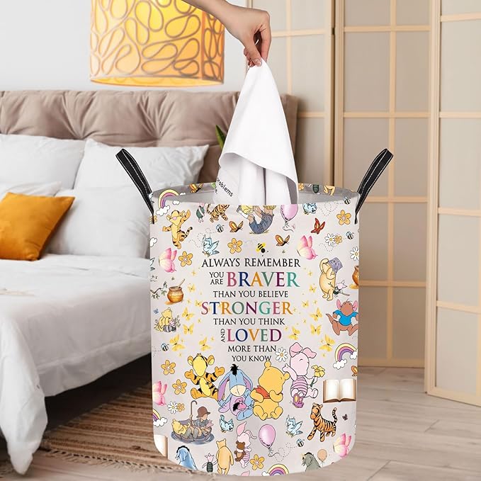 JNIAP Bear Laundry Basket Bear Laundry Hampers Bear Storage Basket Bear Storage Organizer (always bear LB)