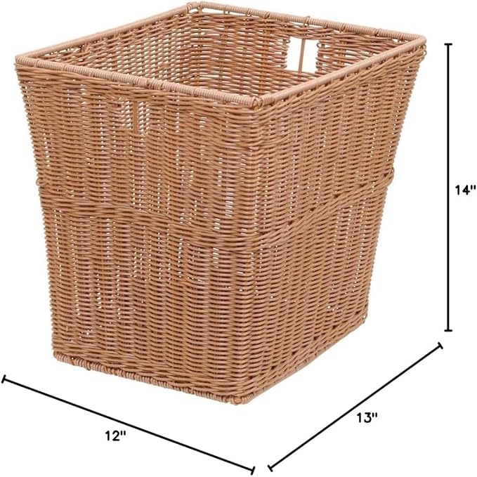 Kaplan Early Learning Washable Wicker Basket - Large