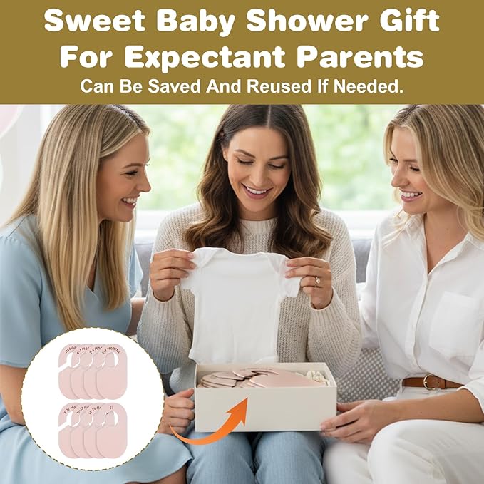 8PCS Baby Clothes Dividers for Closet Baby Closet Dividers Double-Sided Clothes Organizer for Newborn Clothing, Infant to 2T Boy & Girl Pink Nursery Decor