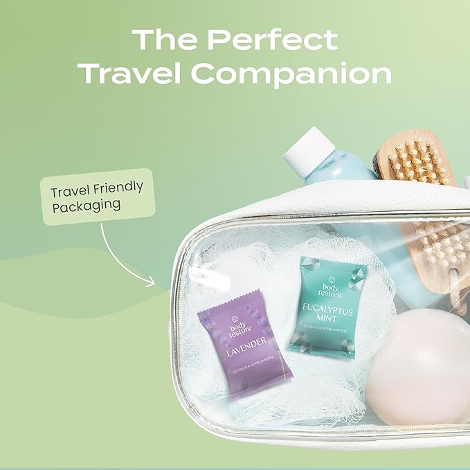 Body Restore Bath Bombs Aromatherapy 15 Pack - Birthday Gifts for Women, Men, Travel Essentials, Stress Relief, Relaxation, Self Care - Tea Tree
