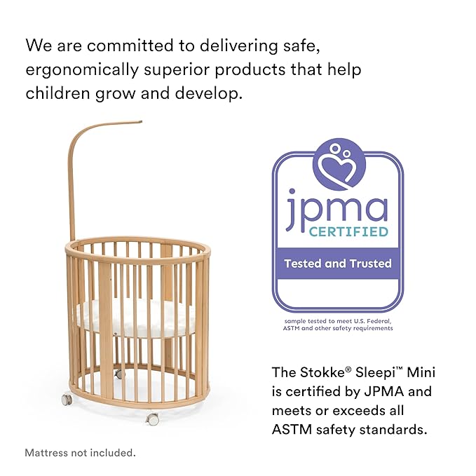 Stokke Sleepi Mini Mesh Liner V3, White - Compatible with Sleepi Mini V3 - Breathable 3D Mesh for Safe Sleep - Machine Washable