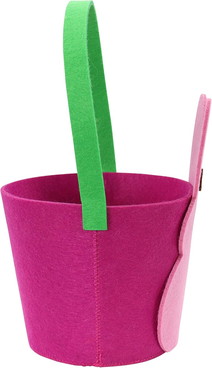 Animal Adventure | Peeps | 7” Collectible Pink Bunny Felt Basket