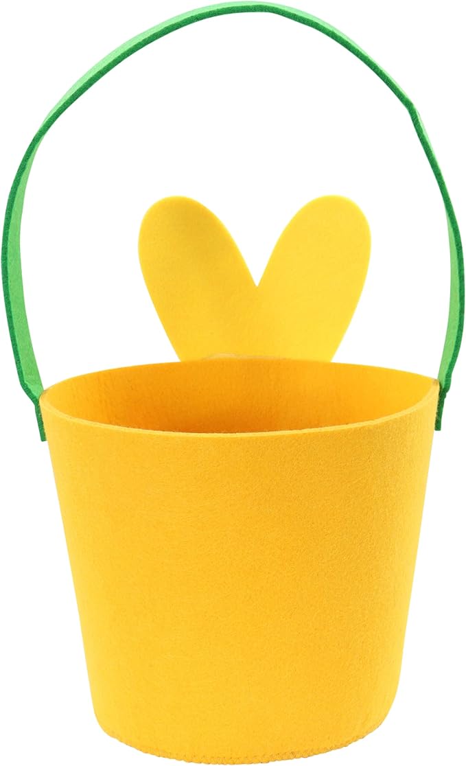 Animal Adventure | Peeps | 7” Collectible Yellow Bunny Felt Basket