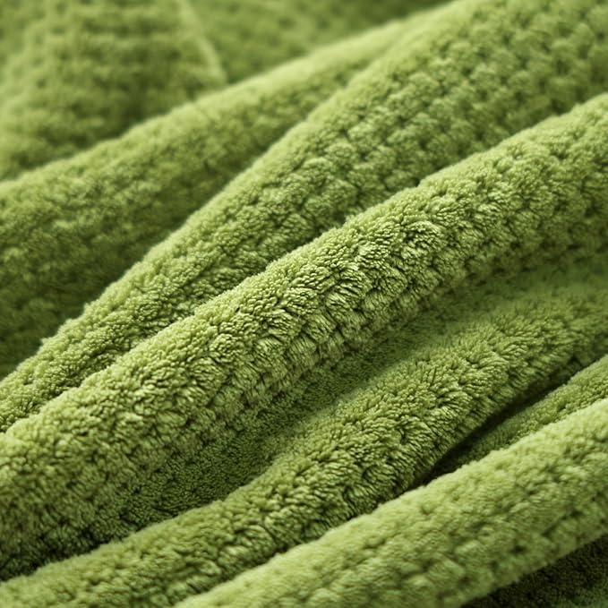 30x60 Inches Extra Large Bath Towels Set Super Soft Absorbent Luxury Microfiber Towels for Bathroom (Sage Green, 6PCS)