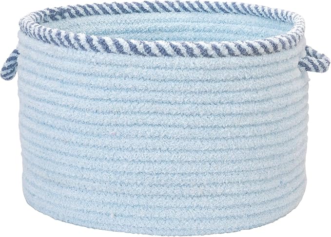 Colonial Mills Surroundings Basket 16" x 16" x 12" Sky Blue