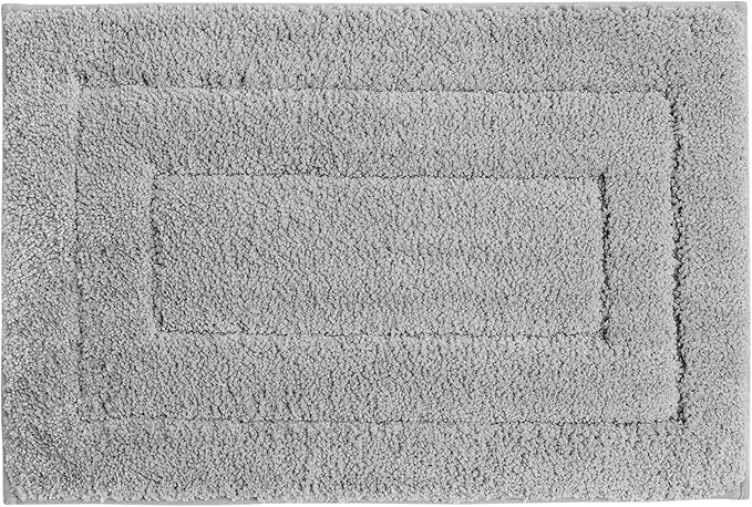 GRANNY SAYS Gray Bathroom Rugs, Bath Mats for Bathroom Non-Slip, Super Soft and Water Absorbent, Microfiber Bath Rugs, Machine Wash Dry, Large Bath Rugs for Bath Floor, Tub and Shower 36" x 24"