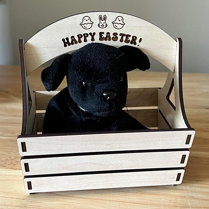 Made By R And R Wood Emoji Easter Basket