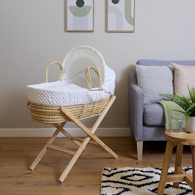 Clair de Lune Folding Moses Basket Stand