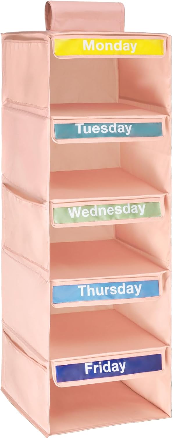 Master the Morning Rush! How a Weekly Kids Clothes Organizer Builds Independence