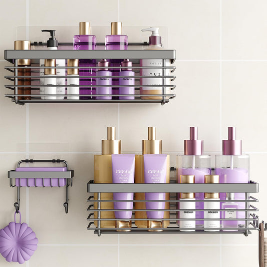 🚿 Upgrade Your Bathroom Without a Drill: Why ODesign’s SUS304 Stainless Steel Shower Caddies are a Game Changer ✨