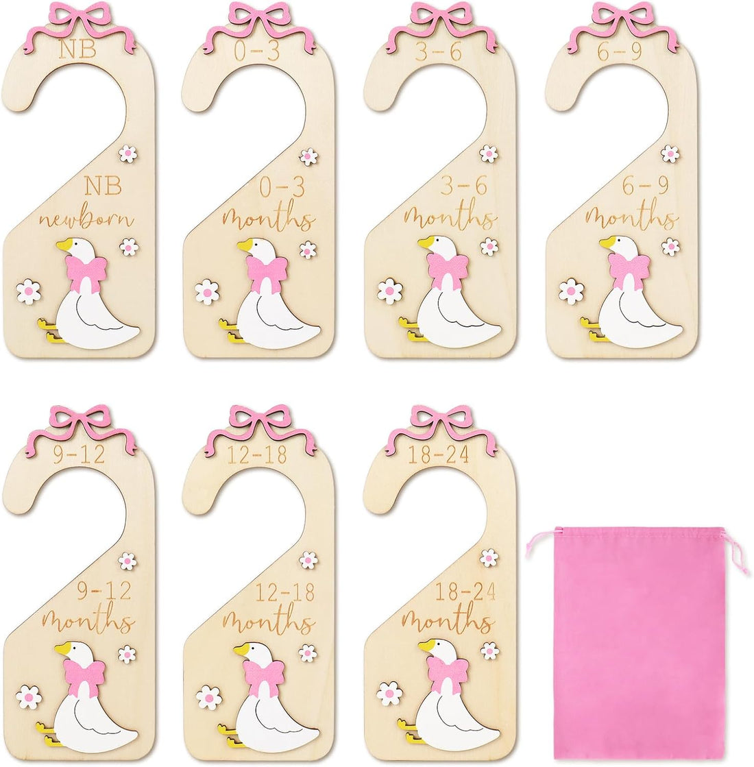 Nursery Organization Hacks: How to Aesthetically Organize Baby Clothes with Wooden Goose Closet Dividers