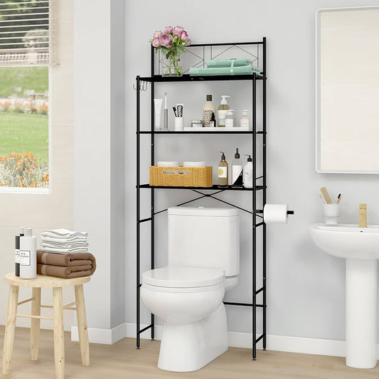 Maximizing Small Bathroom Space with Kitsure Over-Toilet Storage