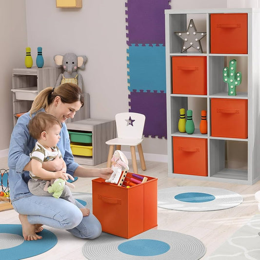 Pop of Color: How to Style Your Room with Vibrant Orange Storage Bins