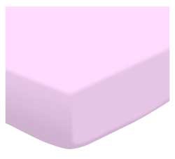 SheetWorld Fitted Basket Sheet - Solid Lavender Jersey Knit - Solid Colors