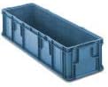 Orbis Stakpak Plastic Long Stacking Container, 48 x 15 x 10-3/4, Blue