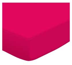 SheetWorld Fitted Basket Sheet - Hot Pink Jersey Knit - Solid Colors