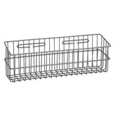19.5 in. L x 6 in. W x 4.5 in. D Metal Medical Storage Basket