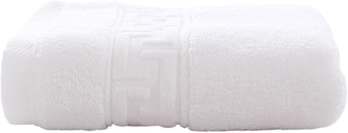 3-Pack Cotton Towels, Soft Absorbent Cloths for Personal Use, 34x34 cm(White)