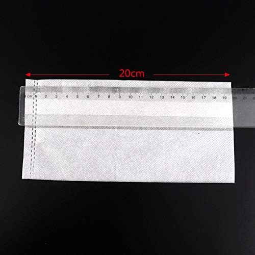 50pcs 20 * 20cm Non-Woven Nursery Bags Can Degradation Nursery Container Bags Transplanted Grafted Nursery Bags - (Color: White)