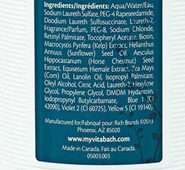 Vitabath ORIGINAL spring green 10.5 oz Moisturizing Bath & Shower Gelée (Sandalwood, 10.5 oz)