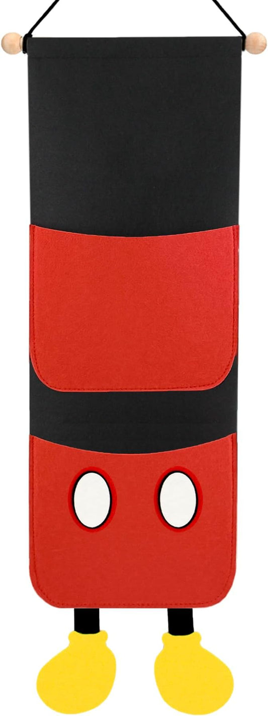 RUNROLE 8 Inch Felt Fish Extender - 2 Deep Pockets, Narrow Width to Right Fit The Cabin Door, HTV Friendly, Easily Customize, 2026&2027 FE for Gift Exchanges and Pixie Dust, Cruise Essentials