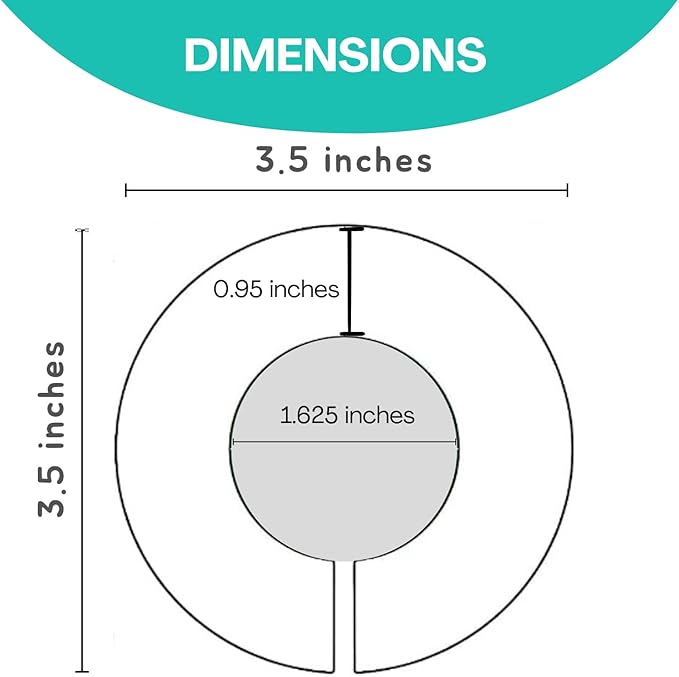 Eli with Love Baby Closet Dividers (Boho) – Fits 1.5" Rod - Set of 8 Closet Size Dividers – Baby Clothes Dividers for Closet – Organize Nursery Hangers Size/Age