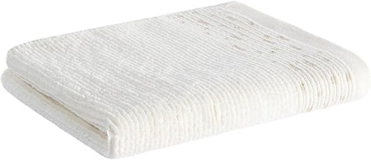 3 Pack Cotton Bath Towels 100g Absorbent & Soft Face Hand Towels for Adults(White)