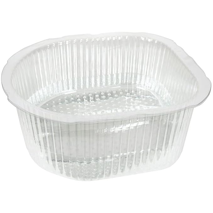 ForPro Professional Collection Universal Pedi Bath Liners - 50% THICKER - Fit Footsie Bath, Disposable Pedicure Foot Tub Liners for Foot Spa Basins & Foot Bath Soaks, Clear, 100-Count