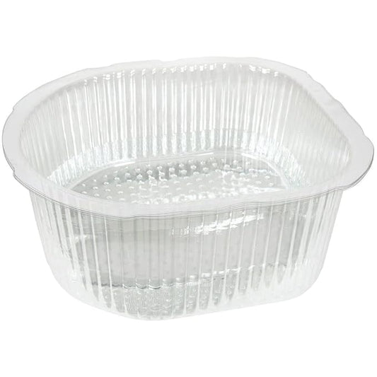 ForPro Professional Collection Universal Pedi Bath Liners - 50% THICKER - Fit Footsie Bath, Disposable Pedicure Foot Tub Liners for Foot Spa Basins & Foot Bath Soaks, Clear, 100-Count