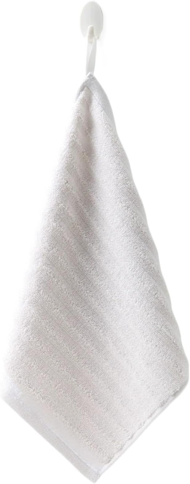 3-Pack Cotton Towels with Hanging Loop, Rapidly Absorbing & Soft for Face and Hands(Brown)