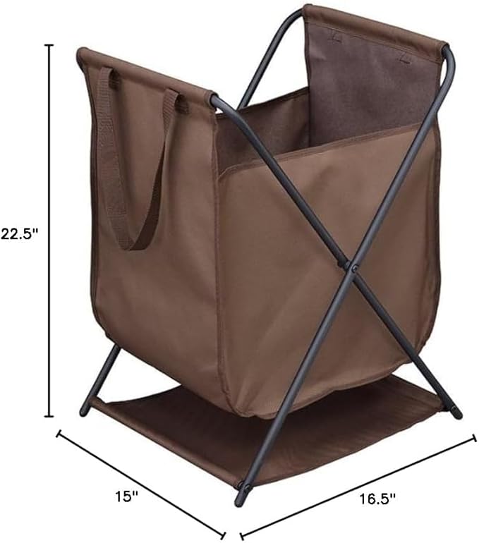 Proman Products Staci Multifunction Storage Bin, 16.5" W x 15" D x 22.5" H, Brown