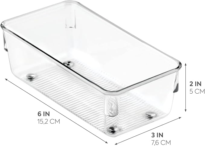 Linus 3.2" x 6.4" x 2" Drawer Organizer