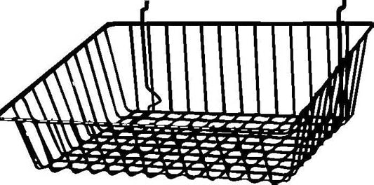 BSK16-BLK 15 x 12 x 5 in. Sloping Basket, Black
