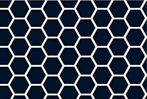 SheetWorld Baby Fitted Changing Pad Cover Sheet 16 x 33 inches, 100% Cotton Woven Sheet, Unisex Boy Girl, Navy Honeycomb, Made in USA