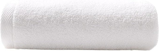 3-Pack Solid Color Cotton Towels, Soft Absorbent Bath Towels for Home(White)