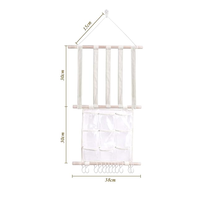 OOSAKU Headbands Holder for Girls Baby Hair Accessories Organizer Storage Wall Hanging Decor for Toddler Girls Room Wall Door Closet Hair Bows Organizer