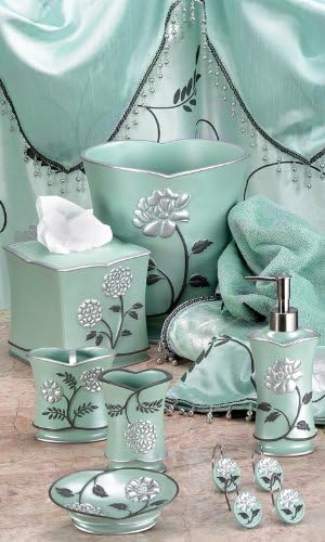 3 Piece Bath Towels Set for Bathroom, Bath, Hand & Wash Cloths, Decorative Stylish Plush Cotton Washcloths - Showering, Face & Body Washing, Airbnb Essentials & Host Accessories, Light Blue