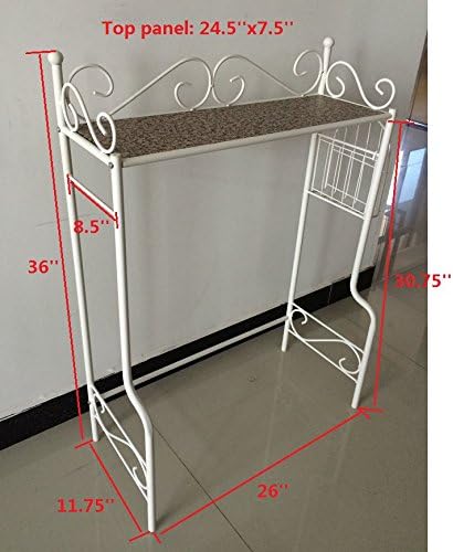 Kings Brand Furniture - Etagere Freestanding Bathroom Shelf Storage Organizer Rack