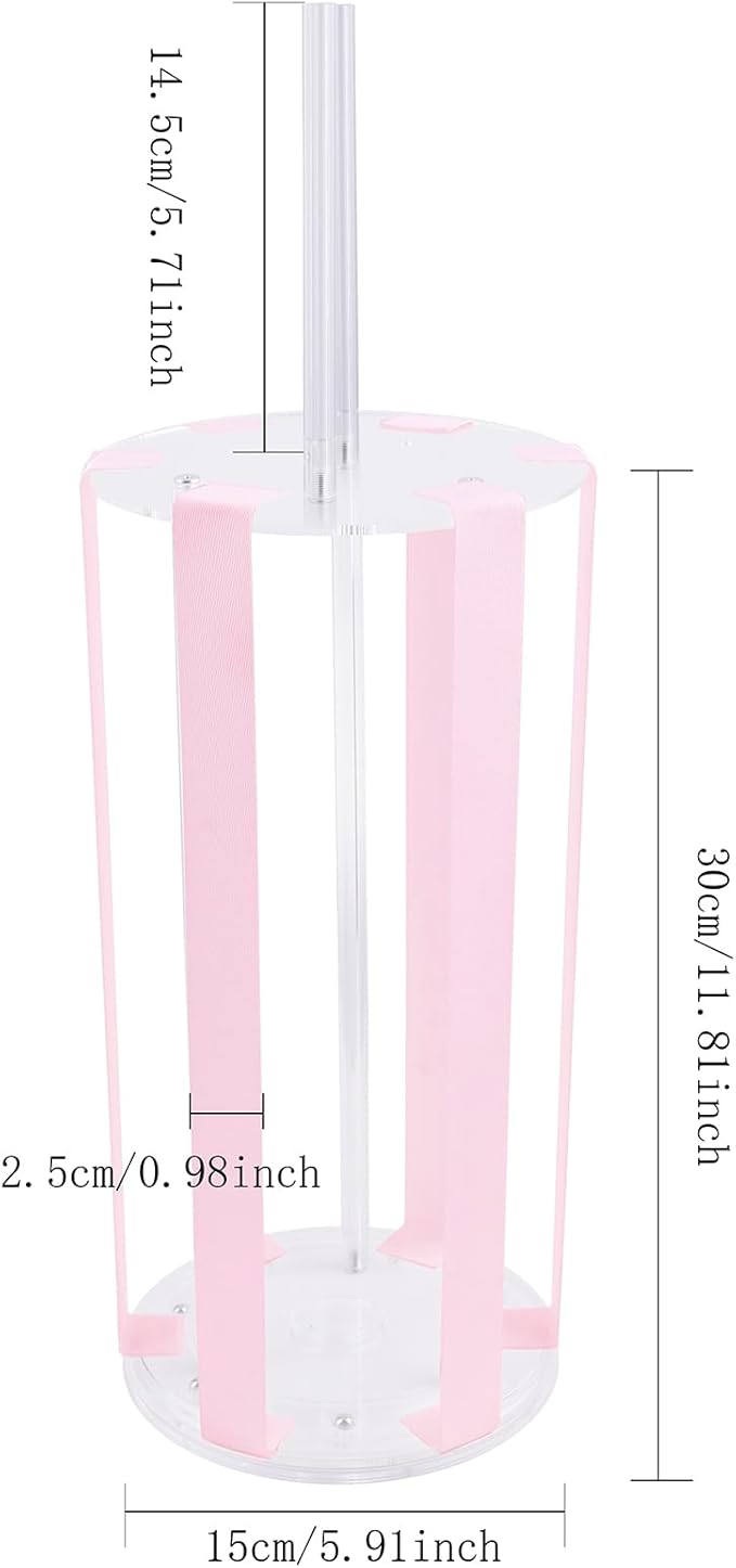 Bow Holder Bow Organizer for Girls,Baby Hair Clips Storage Stand, Rotatable Hair Accessory Organizer Rack for Baby Newborn Infant Toddler Kids (snzp-14-1)