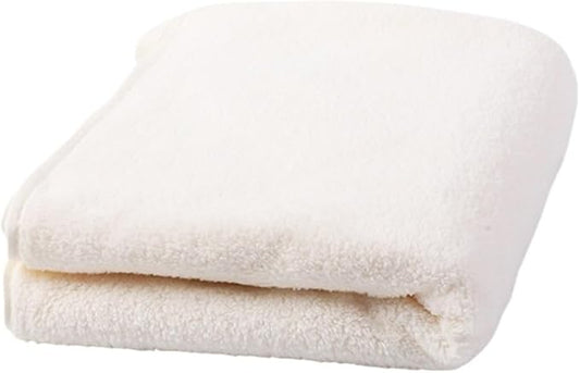 3 Pack Coral Fleece Towels 35x75cm Soft Absorbent Face & Bath Towels for Home Use(Beige)